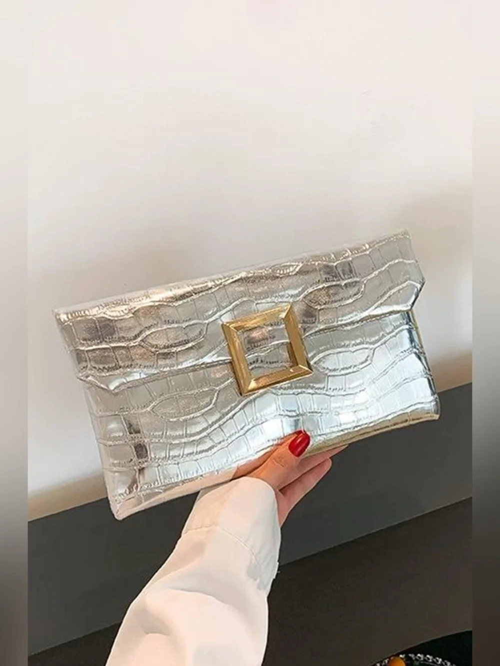 Zenana glossy croc